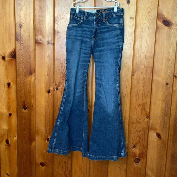 Wrangler retro women’s flare western jeans size 25X30 cowgirl rodeo jeans NWT - Picture 2 of 13